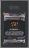 Jayden Daniels from the 2024 Panini Prizm set graded by SGC and given an overall grade of 10.
