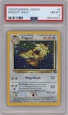 Pidgeot from the 1999 Pokemon set graded by PSA and given an overall grade of 8.