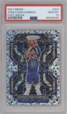  Jonathan Kuminga  from the 2021-22 Panini Prizm  set featuring a Fast Break parallel graded by PSA and given an overall grade of 10.