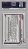 Brady House from the 2021 Bowman Draft set graded by PSA and given an overall grade of 10.