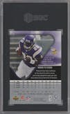 Adrian Peterson  from the 2007 Upper Deck Rookie Premiere Box Set set graded by SGC and given an overall grade of 10.