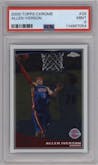 Allen Iverson from the 2009-10 Topps set graded by PSA and given an overall grade of 9.