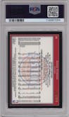 Allen Iverson from the 2009-10 Topps set graded by PSA and given an overall grade of 9.