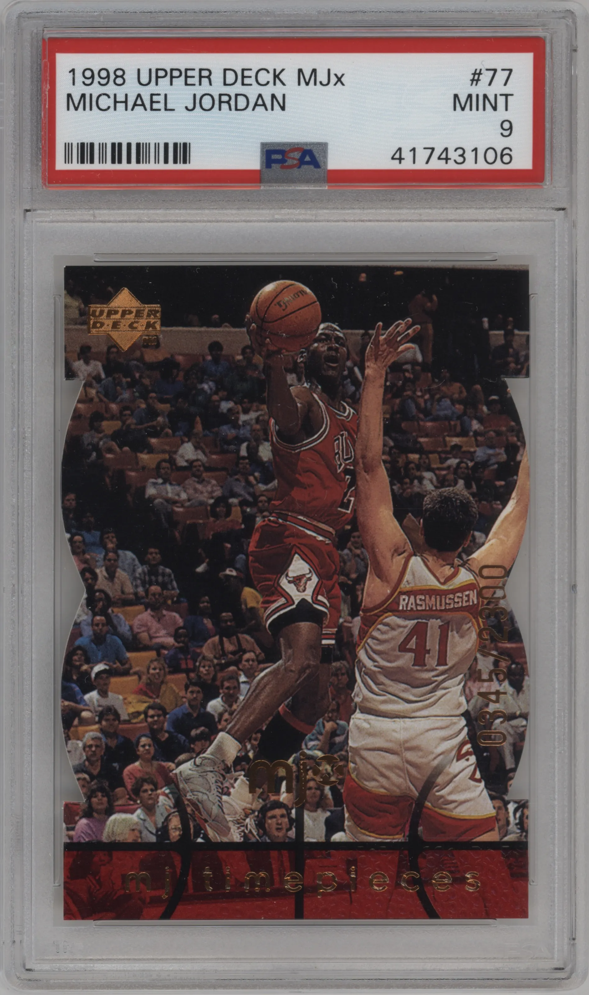 1998 Upper Deck MJx Michael Jordan #77 PSA 9