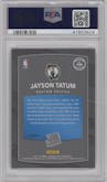 Jayson Tatum from the 2017-18 Panini Donruss Optic set featuring a Holo parallel graded by PSA and given an overall grade of 10.