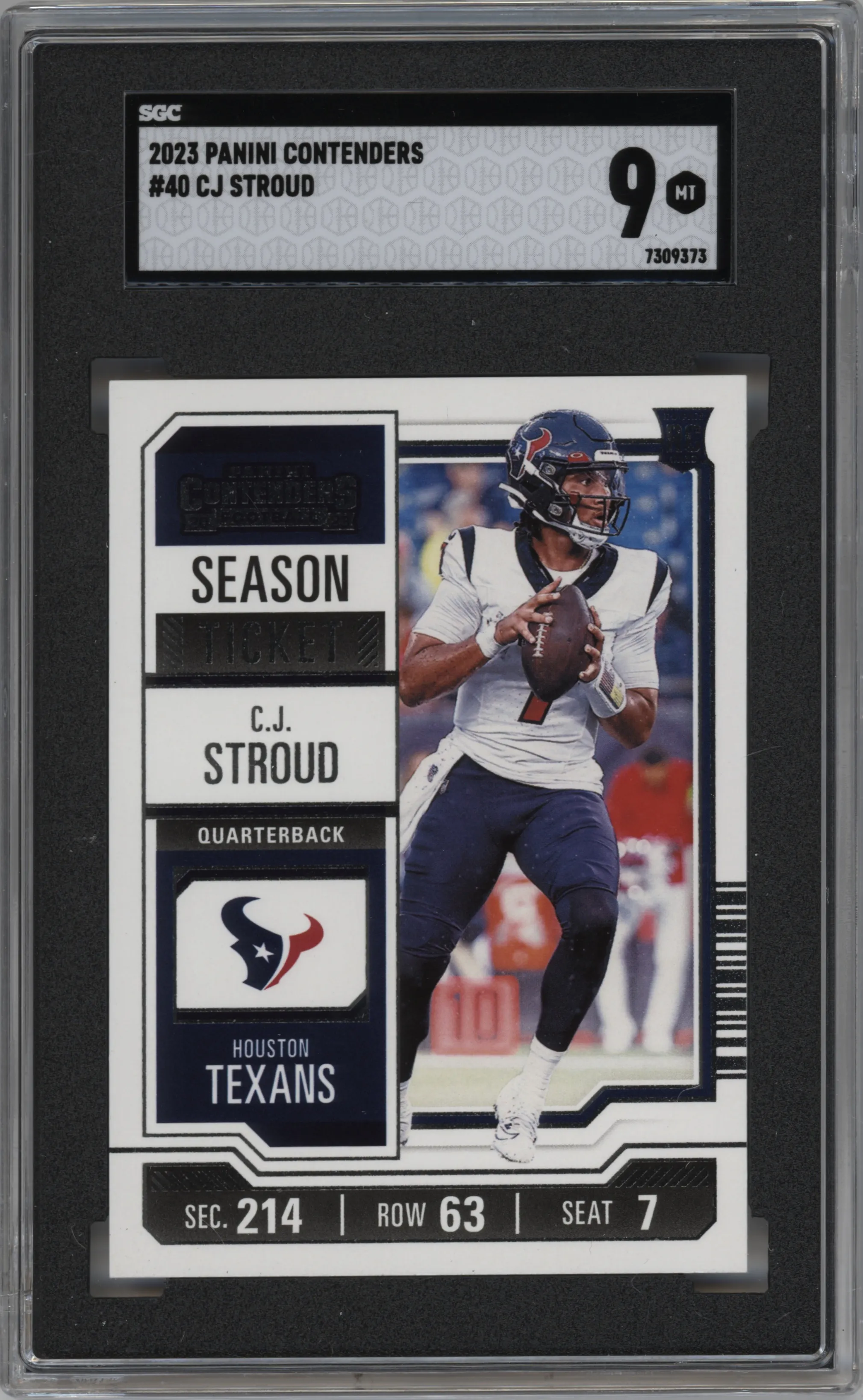 2023 Panini Contenders C.J. Stroud SGC 9
