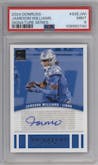 Jameson Williams from the 2024 Donruss set graded by PSA and given an overall grade of 9.
