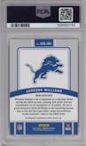 Jameson Williams from the 2024 Donruss set graded by PSA and given an overall grade of 9.
