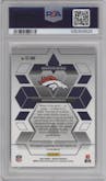 Marvin Mims from the 2023 Panini Mosaic set graded by PSA and given an overall grade of 10.