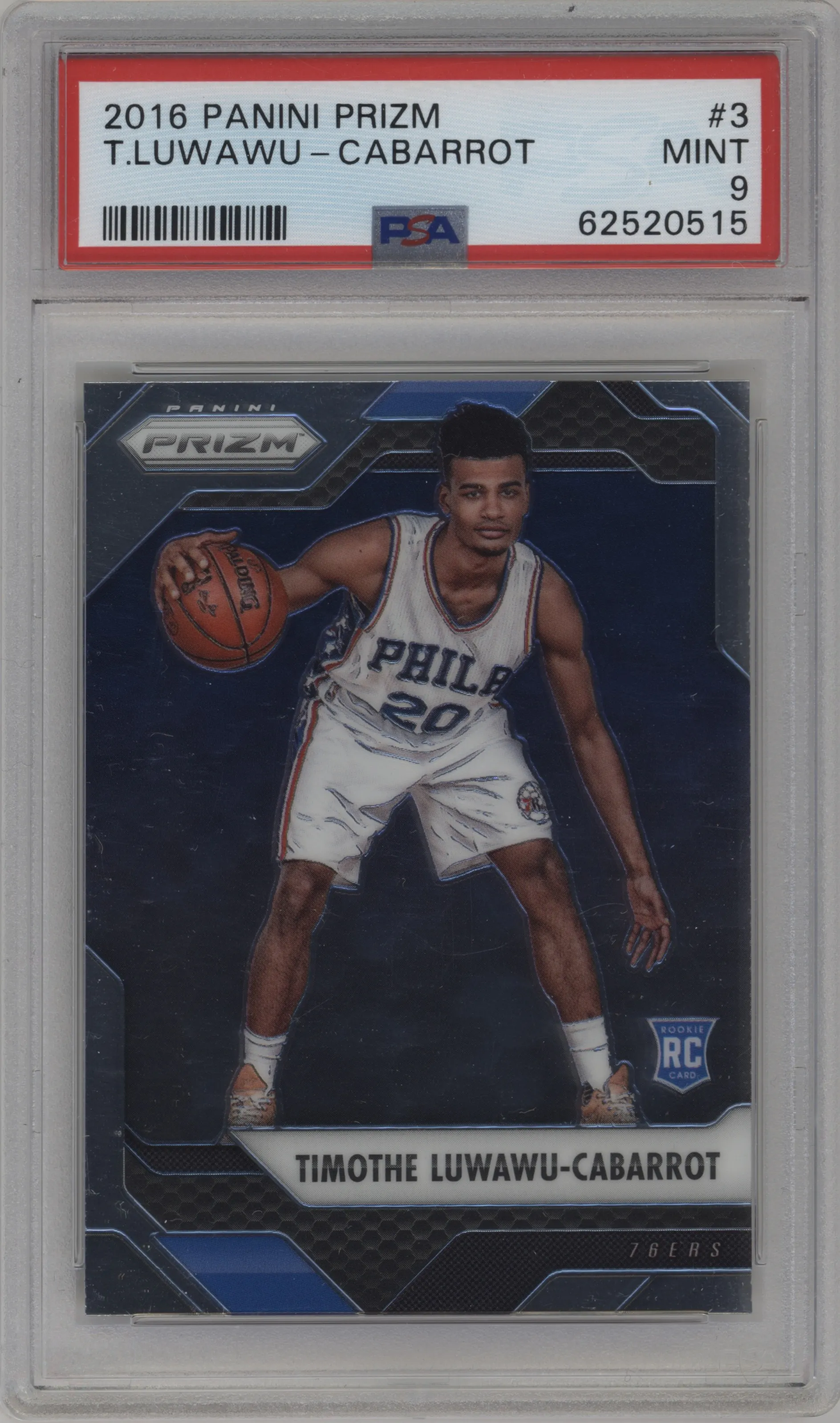 2016 Panini Prizm Timothe Luwawu-Cabarrot PSA 9