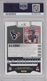 C.J. Stroud from the 2023 Panini Absolute set featuring a Red Squares parallel graded by PSA and given an overall grade of 10.