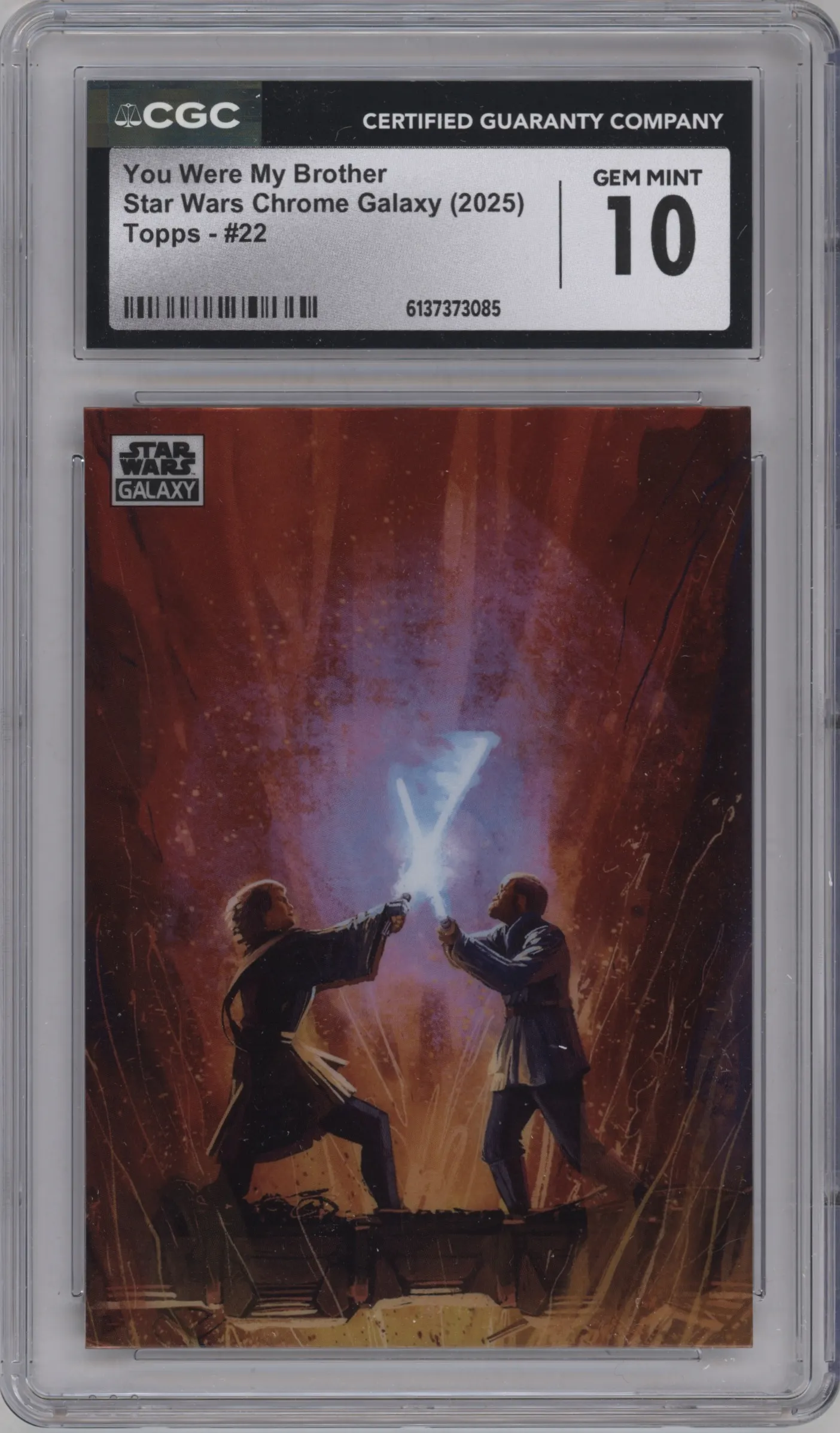 2025 Topps Chrome Star Wars Galaxy You Were My Brother #22 CGC 10