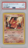 Slugma from the 2001 Pokemon Neo Genesis set graded by PSA and given an overall grade of 9.