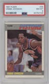 Vinnie Johnson from the 1987-88 Fleer set graded by PSA and given an overall grade of 8.