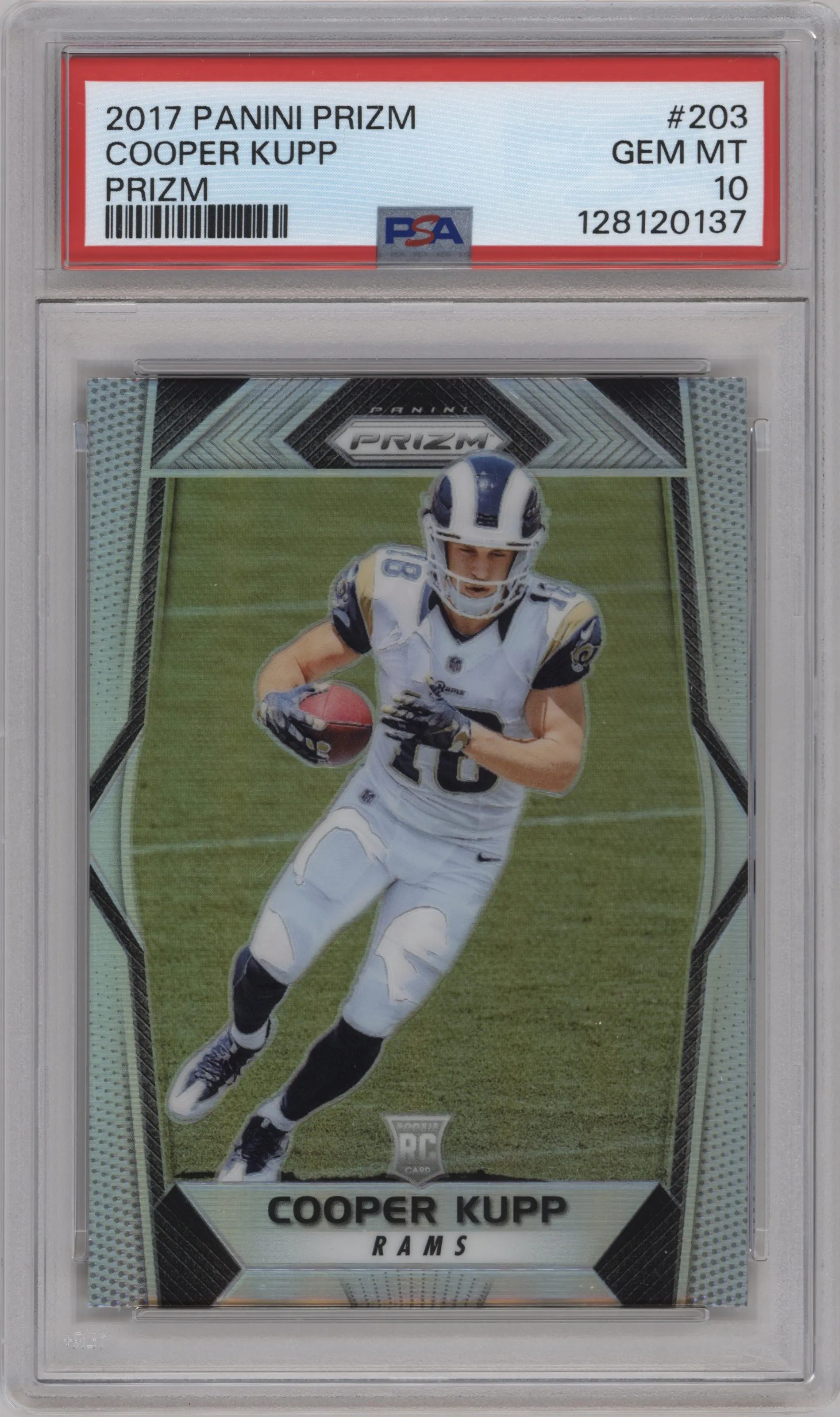 2017 Panini Prizm Cooper Kupp Prizm PSA 10
