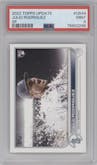 Julio Rodriguez from the 2022 Topps Update  set graded by PSA and given an overall grade of 9.