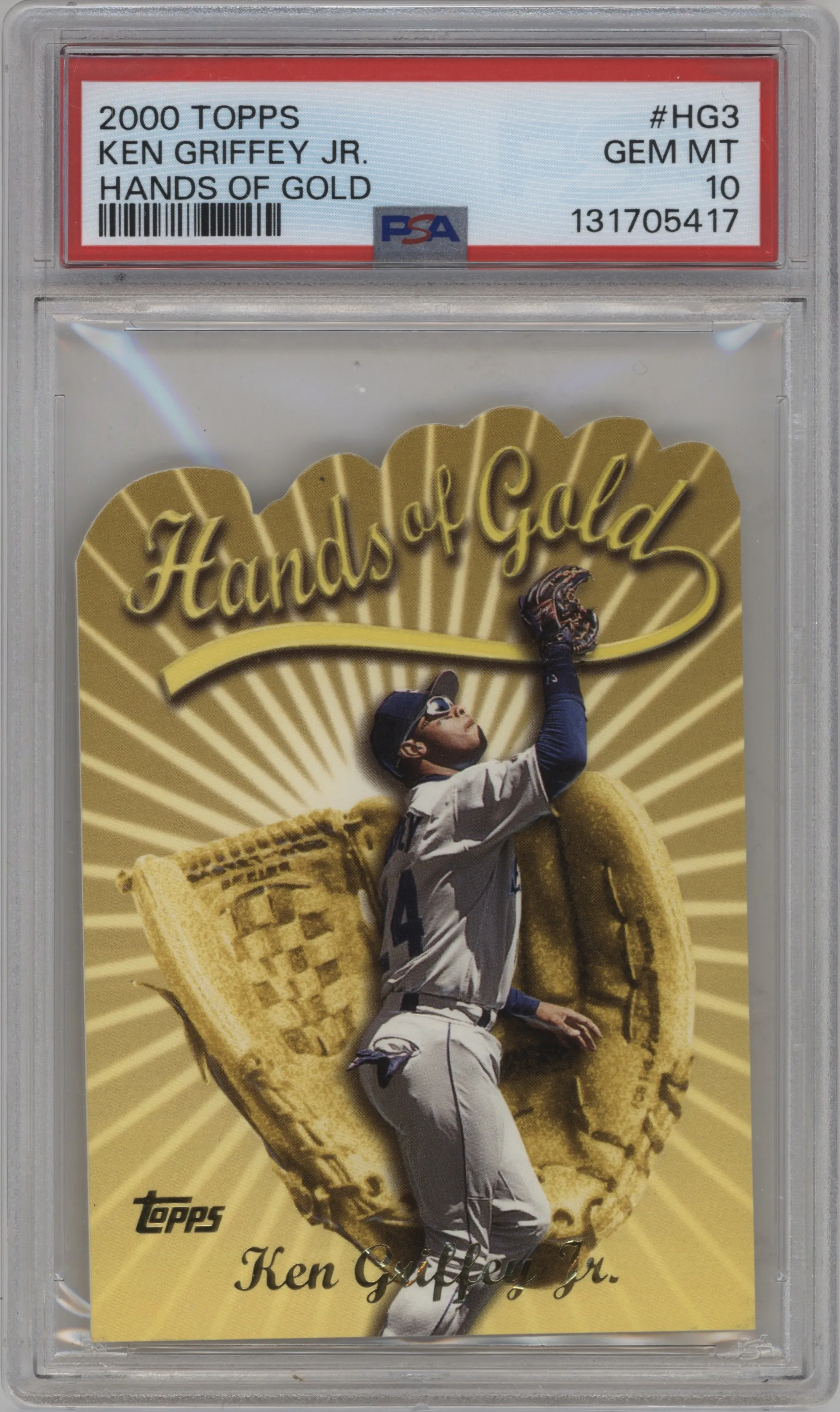 2000 Topps Hands of Gold Ken Griffey Jr. #HG3 PSA 10