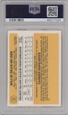 Willie McGee from the 1983 Donruss set graded by PSA and given an overall grade of 9.