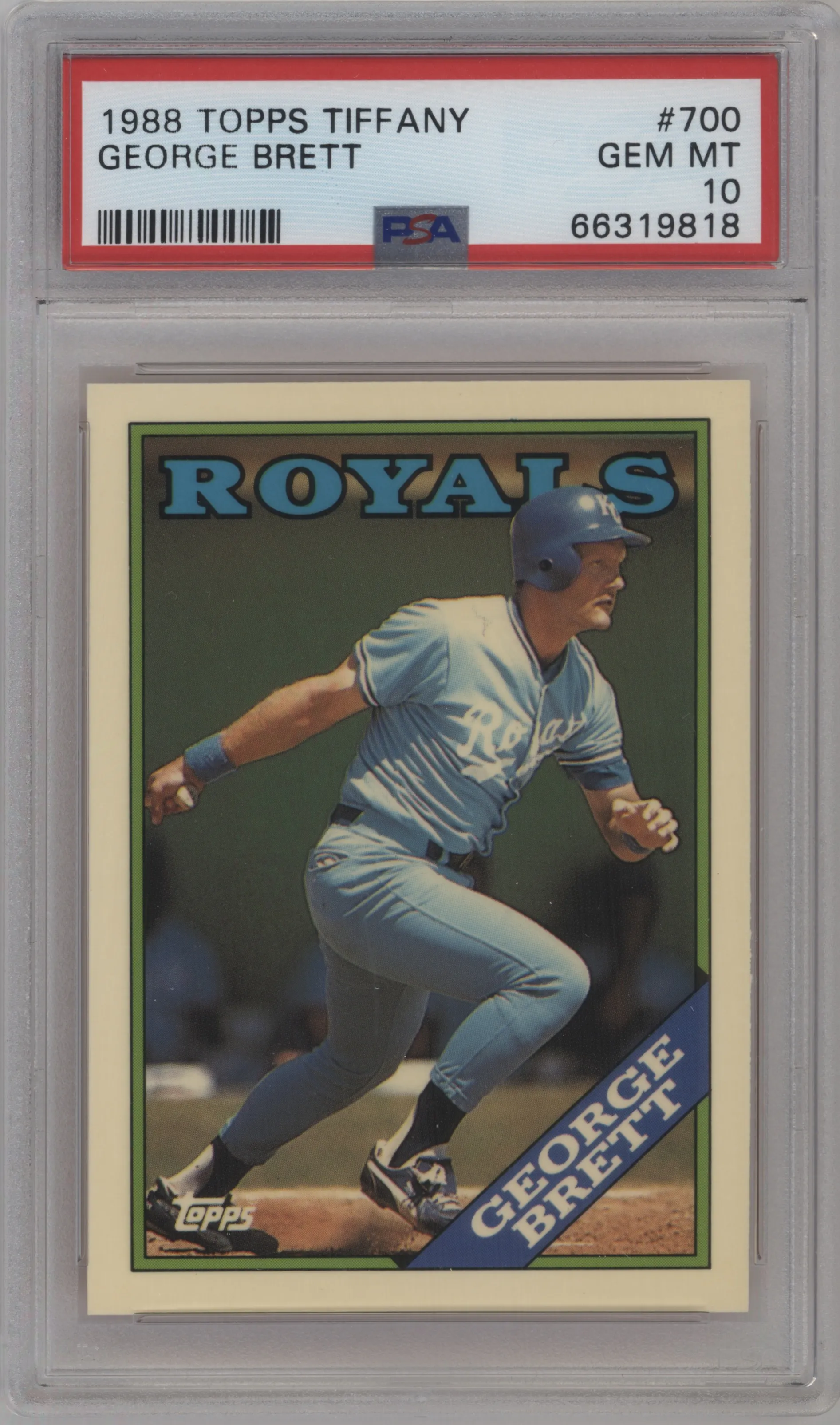 1988 Topps George Brett Tiffany #700 PSA 10