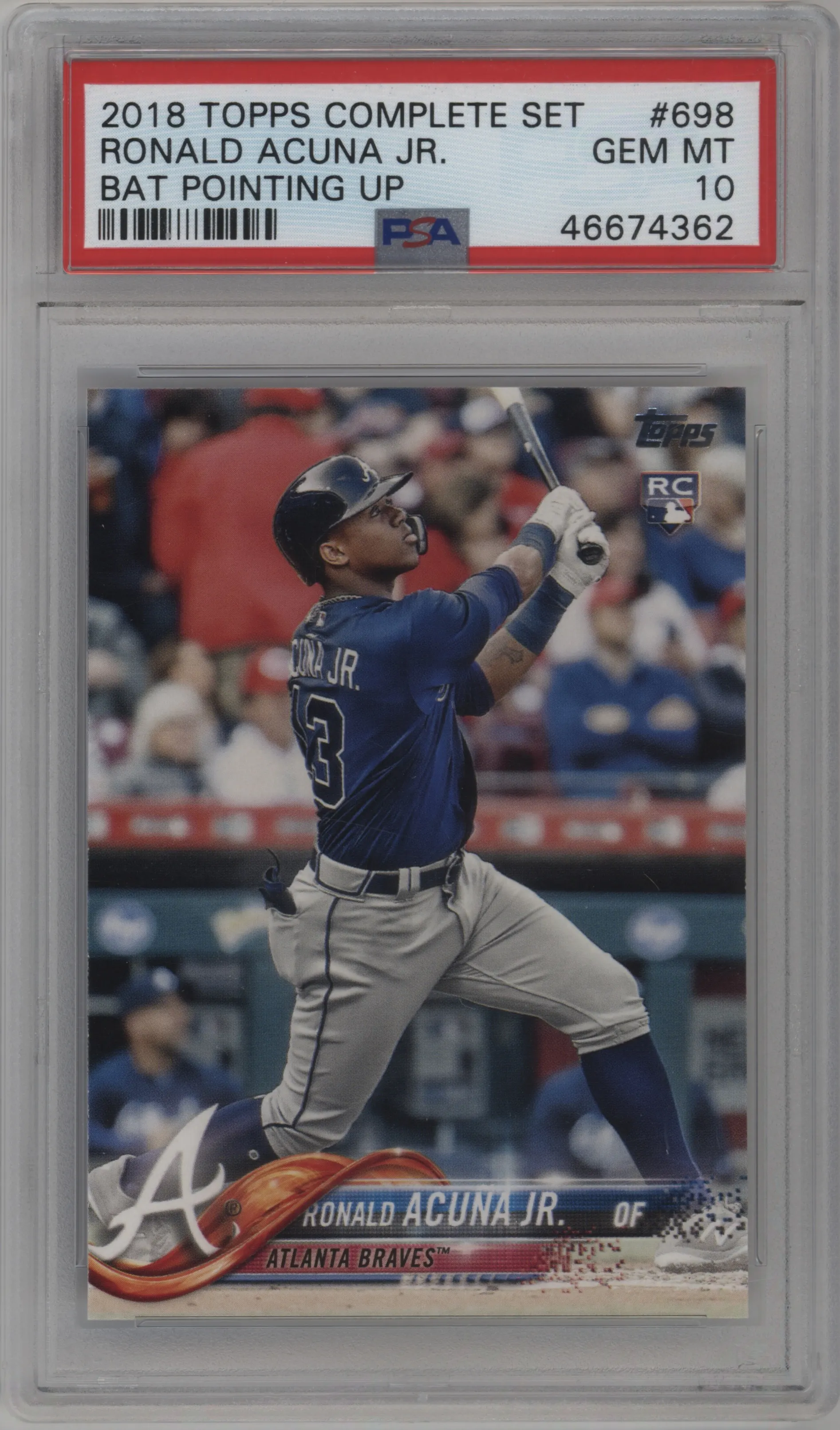 2018 Topps Series 2 Variation Ronald Acuna Jr. PSA 10