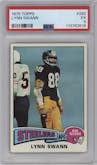 Lynn Swann from the 1975 Topps  set graded by PSA and given an overall grade of 5.