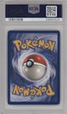 Charizard from the 1999 Pokemon set graded by PSA and given an overall grade of 8.