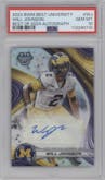 Will Johnson from the 2024 Bowman University Best set graded by PSA and given an overall grade of 10.