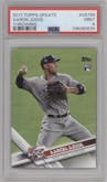 Aaron Judge from the 2017 Topps Update set graded by PSA and given an overall grade of 9.
