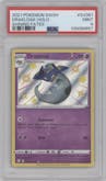 Drakloak from the 2021 Pokemon SWSH set graded by PSA and given an overall grade of 9.