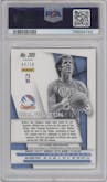 Bill Walton from the 2014-15 Panini Prizm set featuring a Gold Pulsar parallel graded by PSA and given an overall grade of 10.