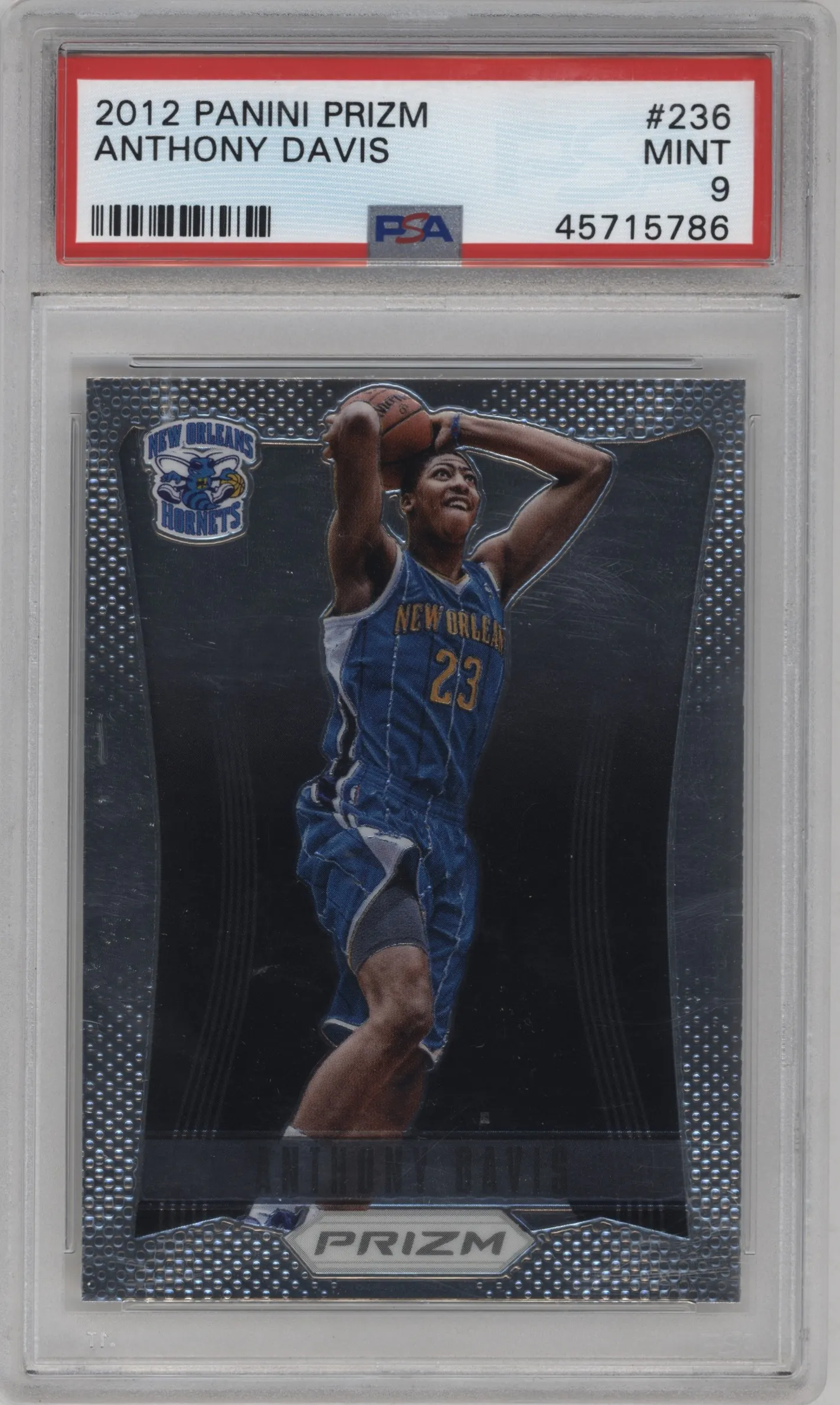 2012 Panini Prizm Anthony Davis PSA 9