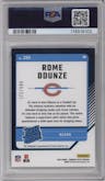 Rome Odunze from the 2024 Donruss Optic set graded by PSA and given an overall grade of 9.