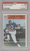 Gale Sayers from the 1966 Philadelphia set graded by PSA and given an overall grade of 6.