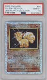 Vulpix from the 2002 Pokemon  set graded by PSA and given an overall grade of 10.