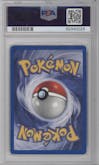 Blaine's Charizard from the 2000 Pokemon GH set graded by PSA and given an overall grade of 3.
