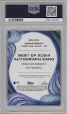 Aidan Smith from the 2024 Bowman's Best set graded by PSA and given an overall grade of 10.