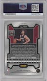Jaime Jaquez Jr. from the 2023-24 Panini Prizm set featuring a FOTL Gold Shimmer parallel graded by PSA and given an overall grade of 10.