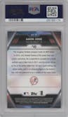 Aaron Judge from the 2017 Bowman set graded by PSA and given an overall grade of 9.