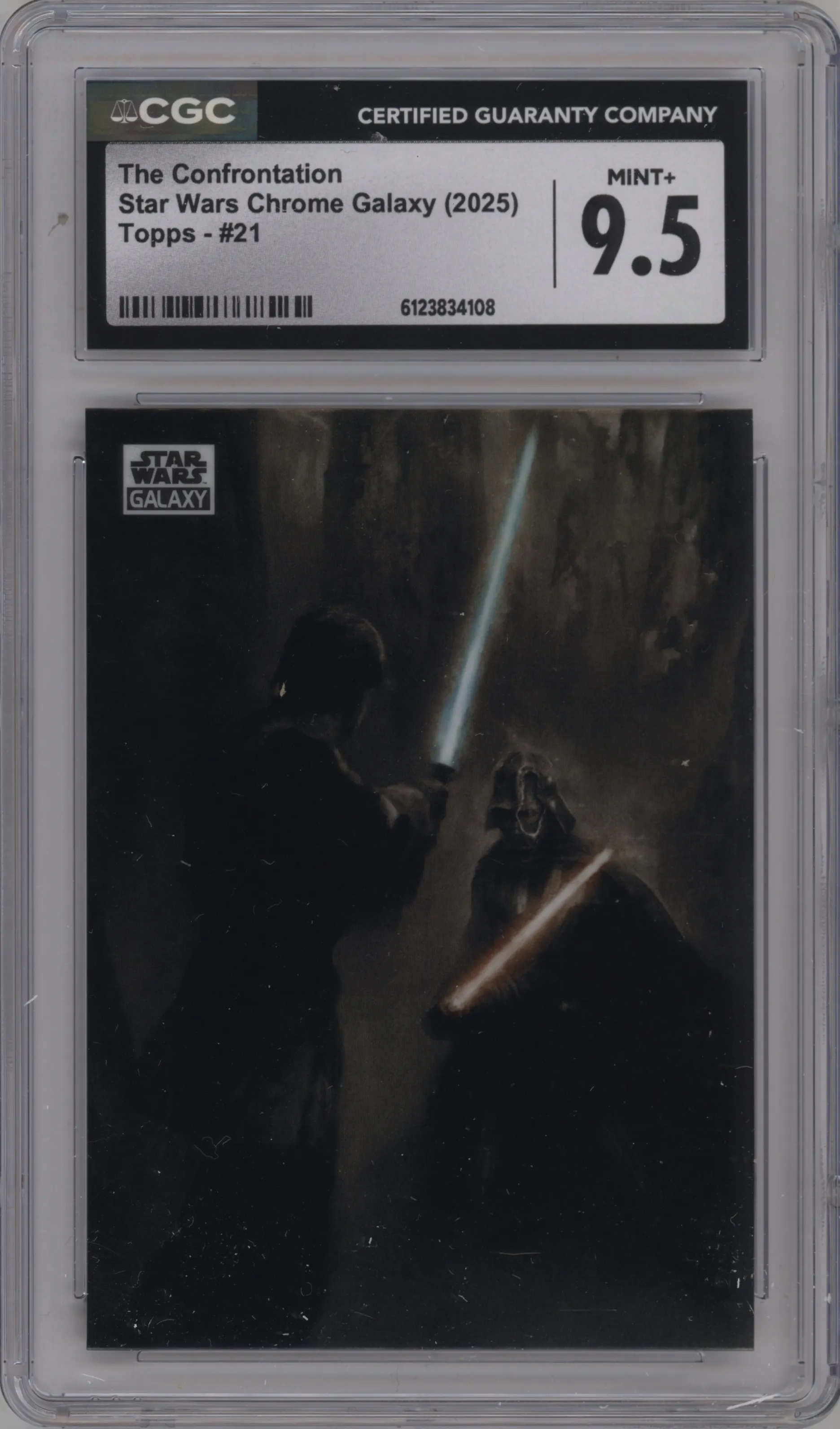 2025 Topps Chrome Star Wars Galaxy The Confrontation #21 CGC 9.5