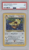 Pidgeot from the 1999 Pokemon set graded by PSA and given an overall grade of 7.