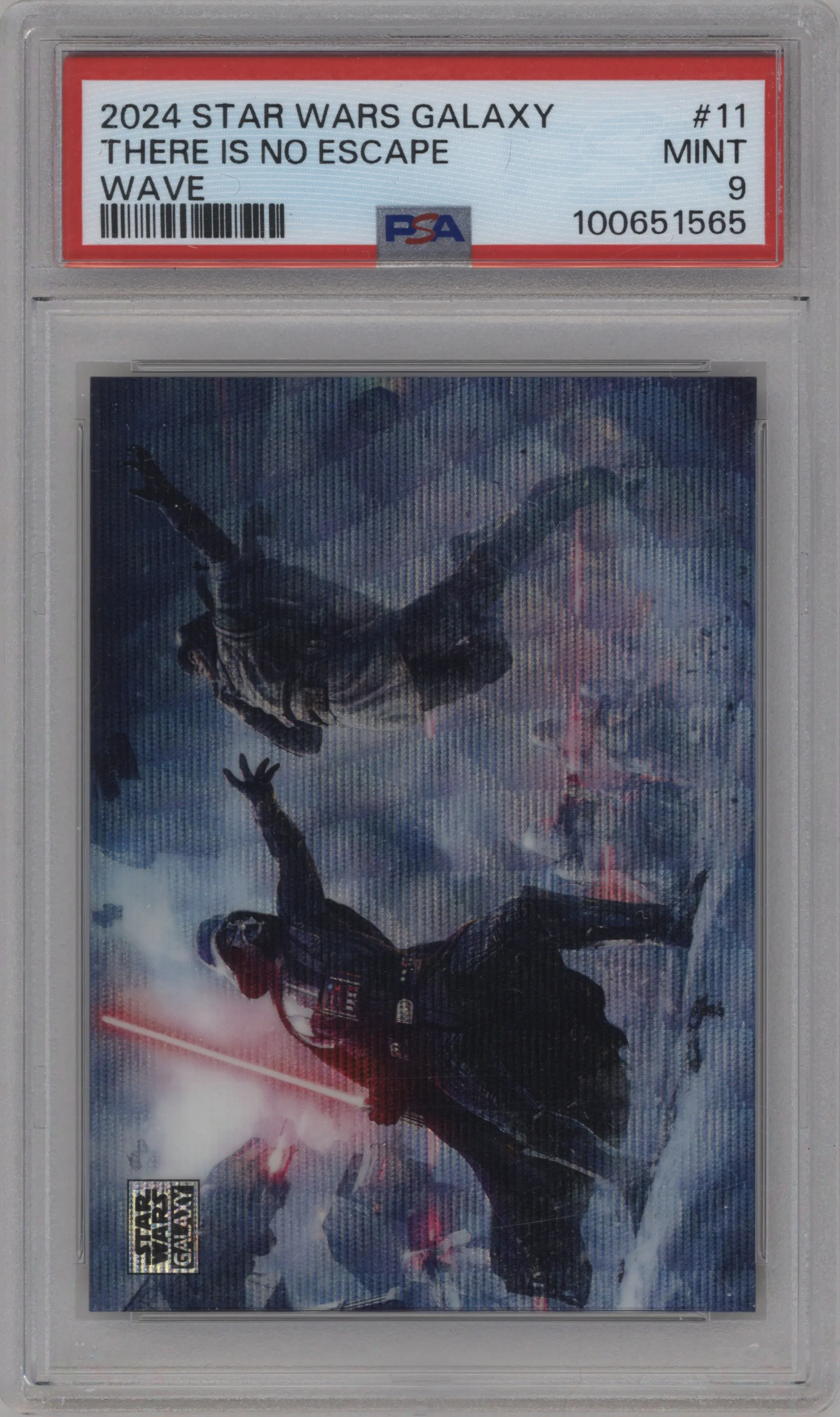 2024 Topps Chrome Star Wars Galaxy There Is No Escape Wave Refractor #11 PSA 9