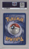 Poliwrath from the 1999 Pokemon set graded by PSA and given an overall grade of 9.