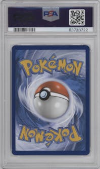 Blastoise ex from the 2023 Pokemon SV set graded by PSA and given an overall grade of 10.