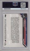 Ronald Acuna Jr. from the 2023-24 Topps Now Off-Season set graded by PSA and given an overall grade of 10.