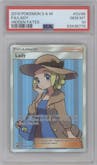 Lady from the 2019 Pokemon S&M  set graded by PSA and given an overall grade of 10.