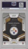 George Pickens from the 2022 Panini Select set graded by PSA and given an overall grade of 9.
