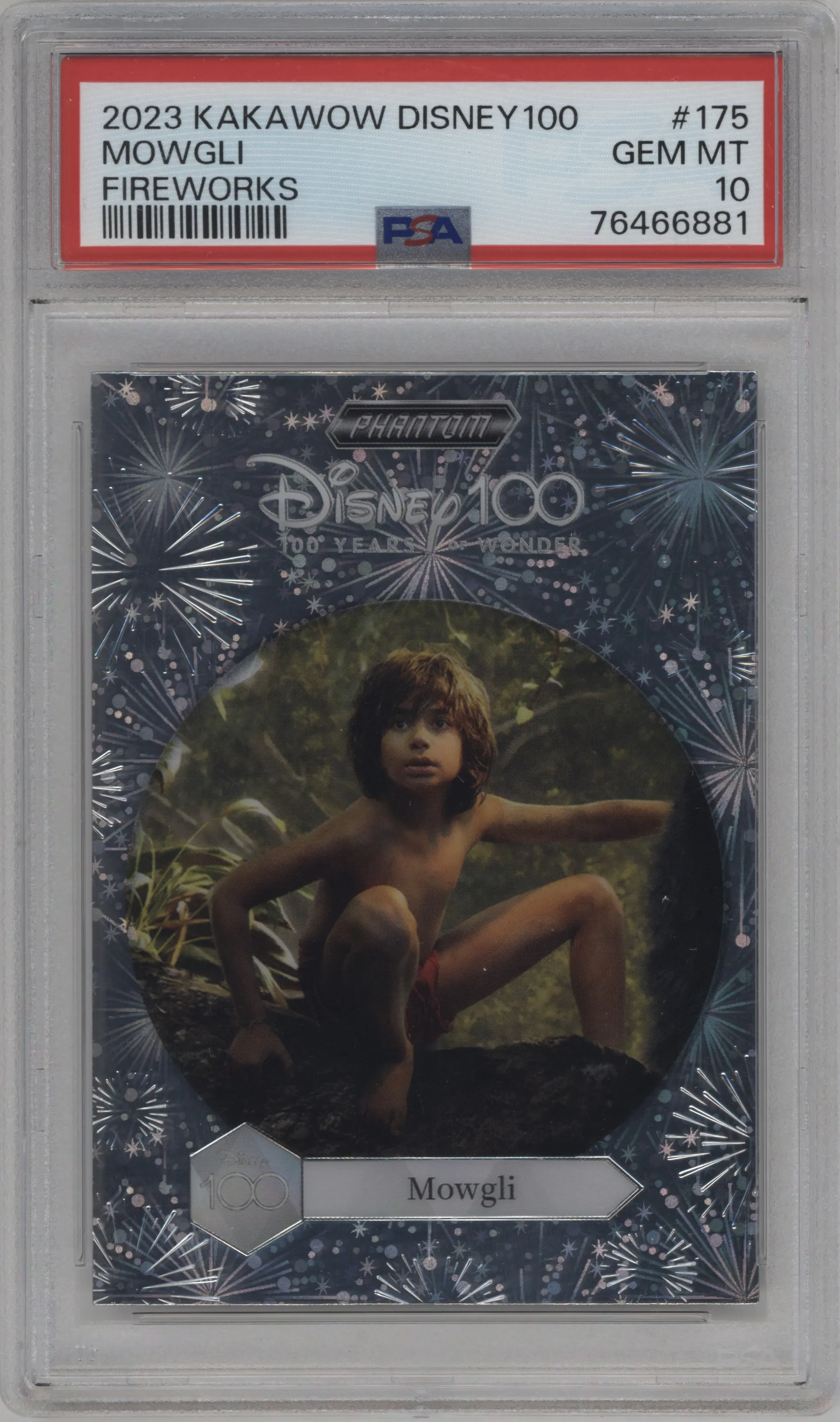 2023 Kakawow Disney 100 Fireworks Mowgli PSA 10