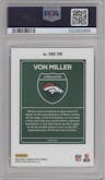 Von Miller from the 2023 Donruss Optic set graded by PSA and given an overall grade of 9.