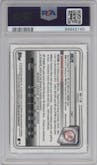 Anthony Volpe from the 2020 Bowman Draft set featuring a Refractor parallel graded by PSA and given an overall grade of 10.