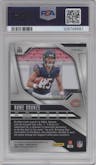 Rome Odunze from the 2024 Panini Prizm set graded by PSA and given an overall grade of 8.